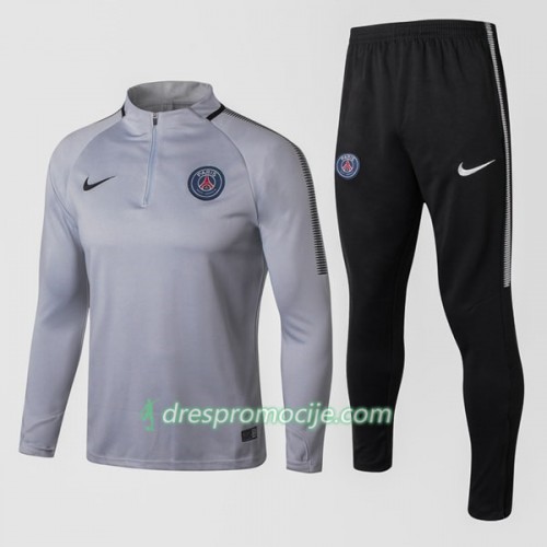Paris Saint Germain Komplet Sweatshirts 2017-18 Siva Paris Saint Germain Komplet Sweatshirts 2017-18 Siva